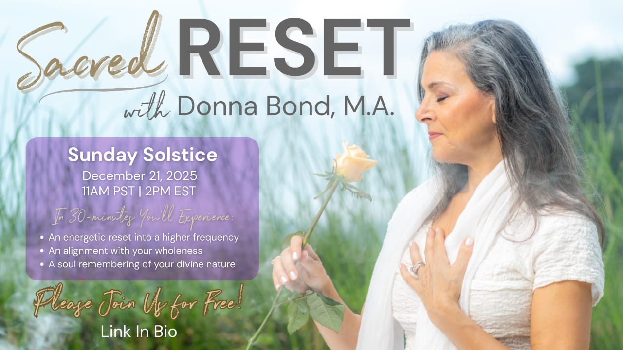 Millions Meditating Sacred Reset with Donna Bond, M.A.